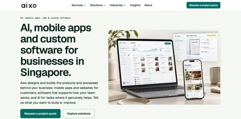 AI, mobile apps, web & custom software