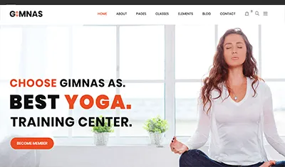 Exemples de sites web consacrés au yoga