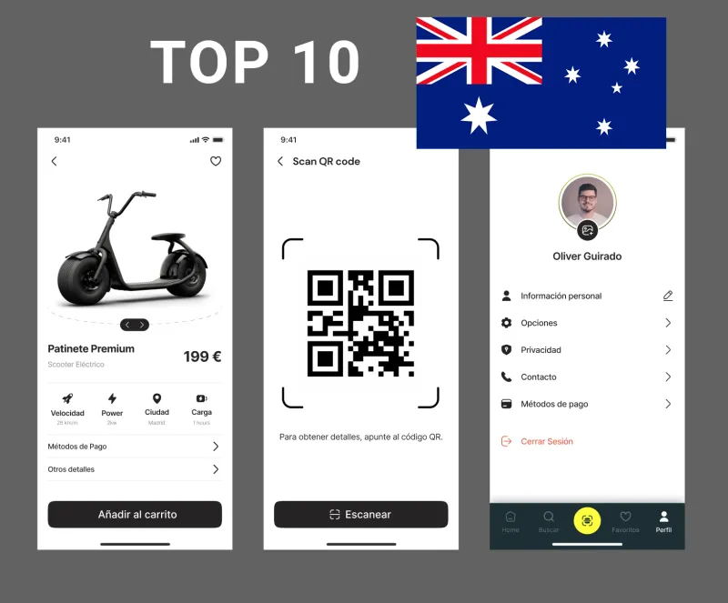 Empresa desarrollo app Australia