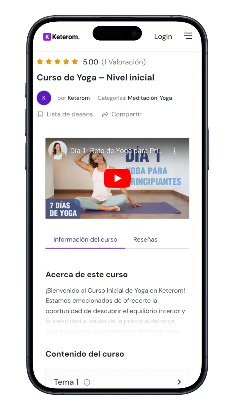 Proyecto cursos mobile