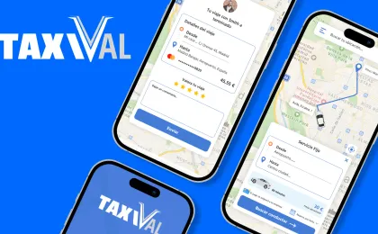 Desarrollo de app de taxi bajo demandaCaso real: Taxival