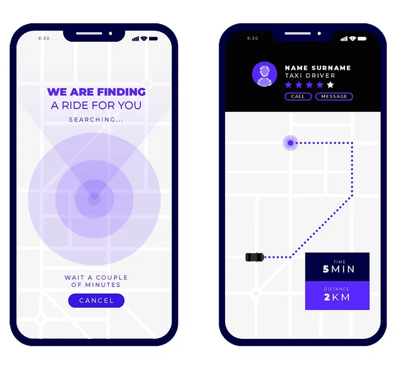 crear aplicación para taxi