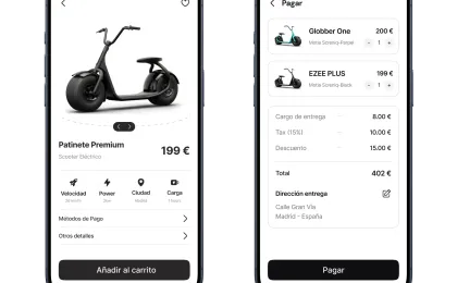 App de Movilidad para Alquiler de Patinetes Eléctricos