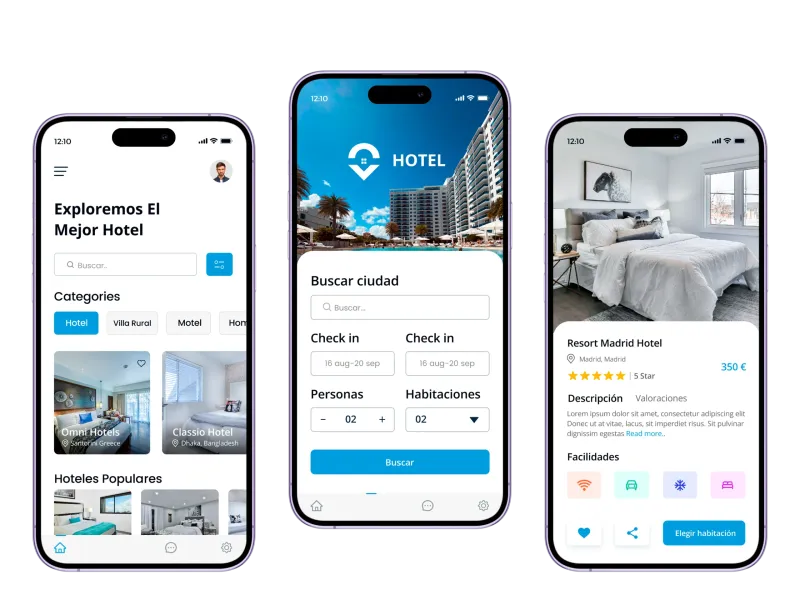 App para hoteles
