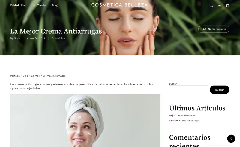 artículo individual