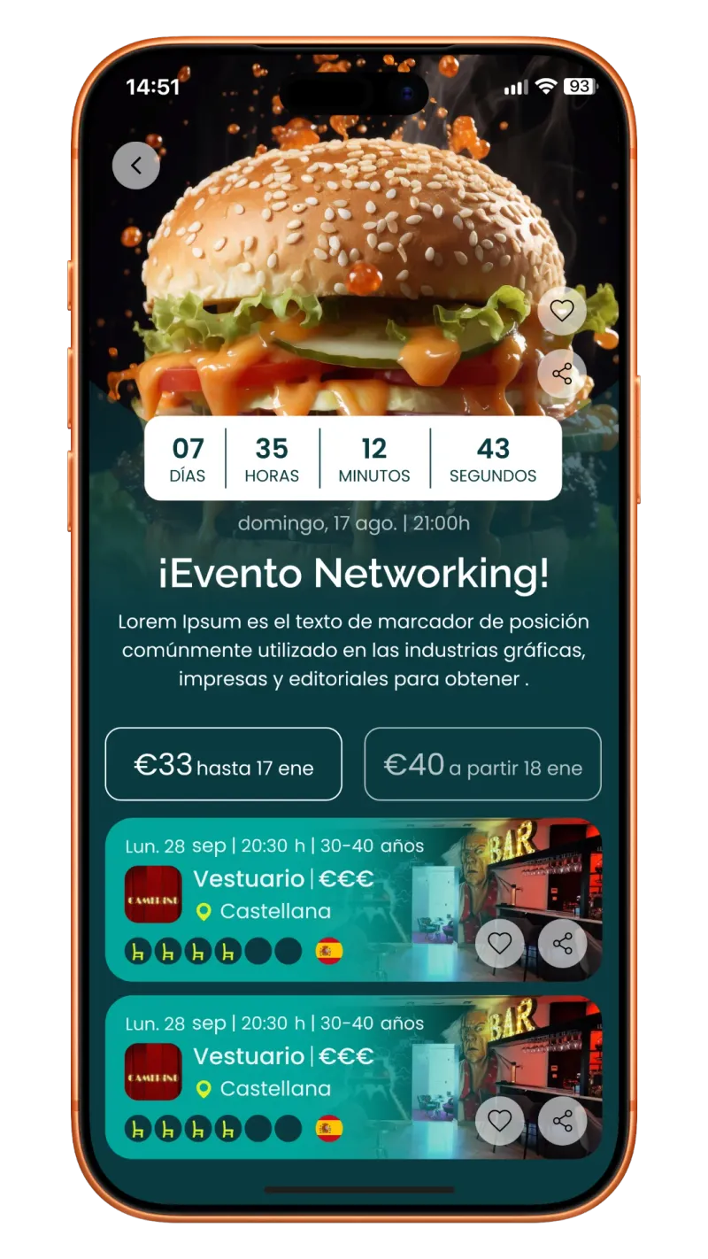 caso real desarrollo app social