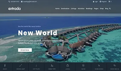 come creare un sito web di viaggi
