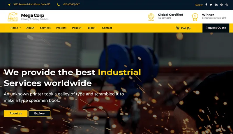 criação de sítios web para engenheiros