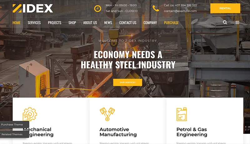 empresa de engenharia de criação de sítios web