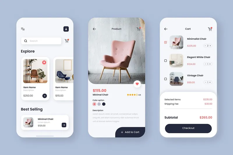 crear app para venta de productos