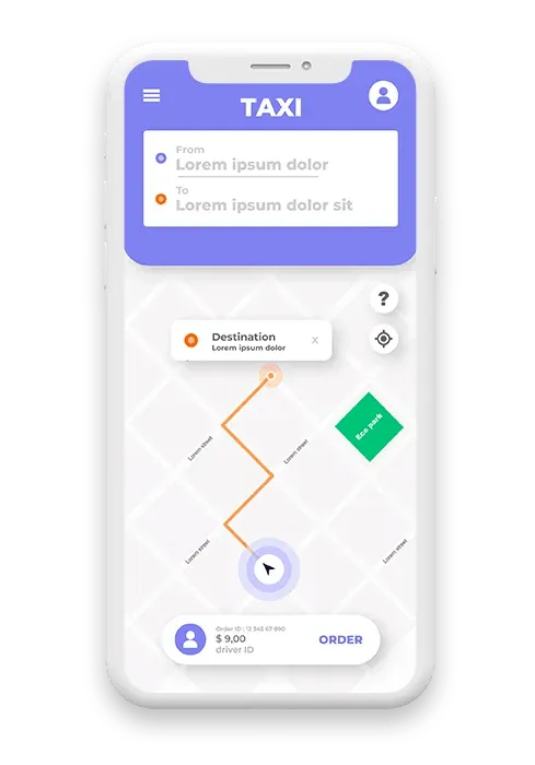 desarrollo app taxi