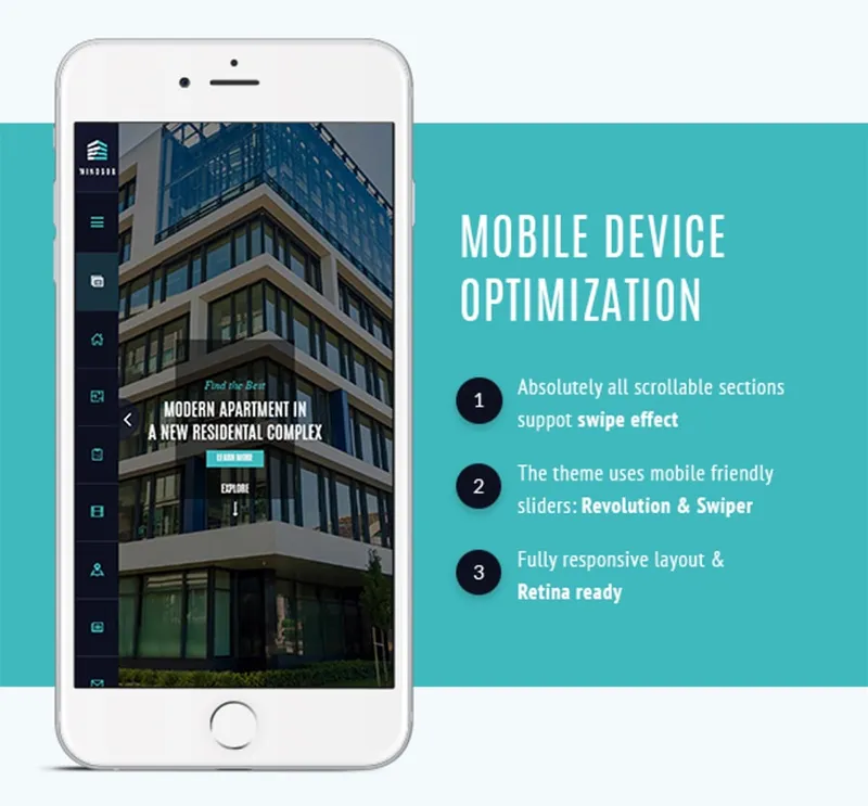 design immobilier pour les mobiles