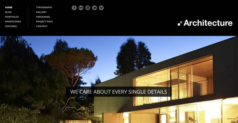 architettura del sito web