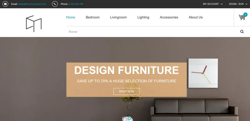 negozio di mobili di design