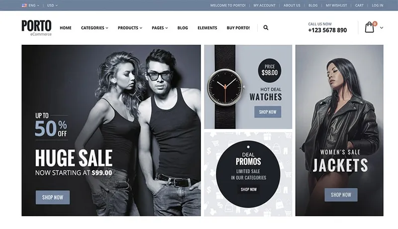 diseño tienda online complementos
