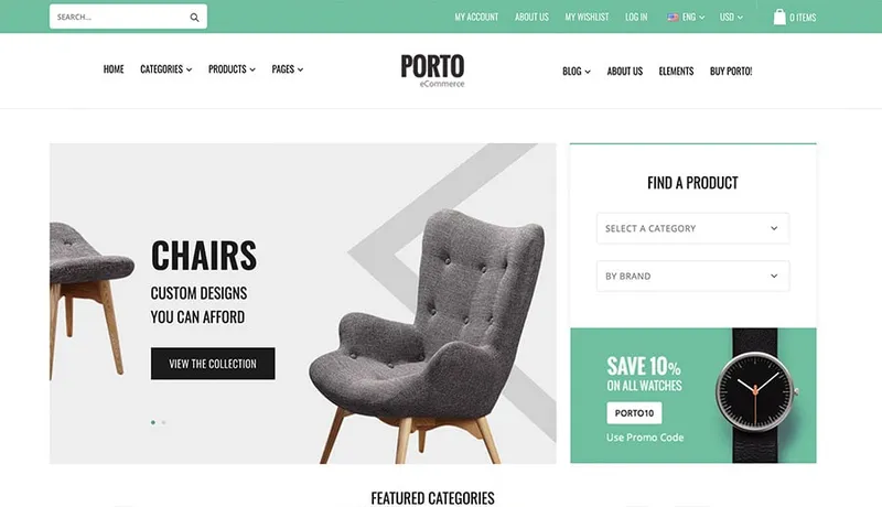 diseño tienda online decoración