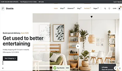 diseño tienda online decoración