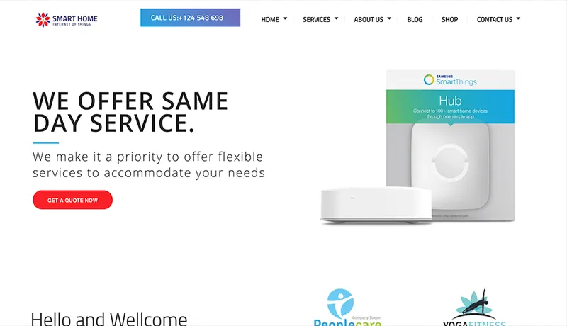 diseño web casas inteligentes