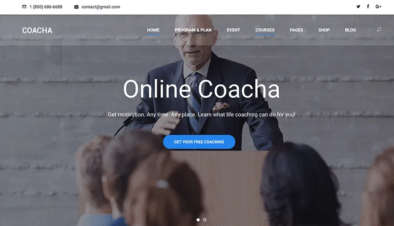 diseño web coach organizacional