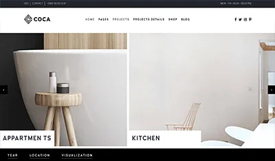 diseño web para empresa decoración
