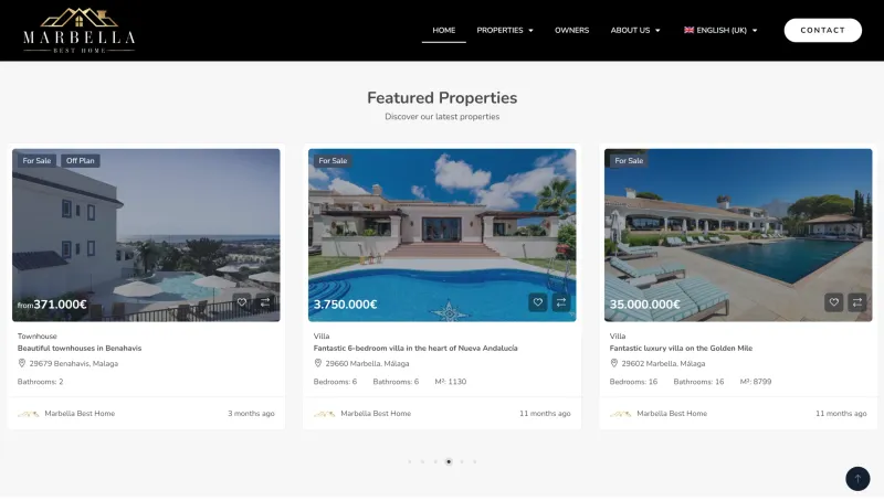 diseño inmobiliaria listado