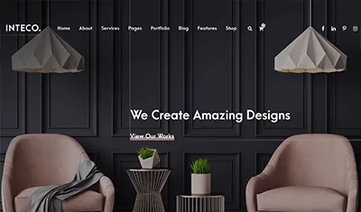 páginas web de ejemplo interiorismo