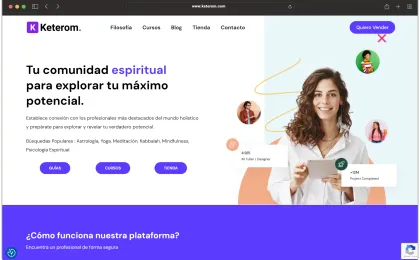 Portal web empresa Keterom