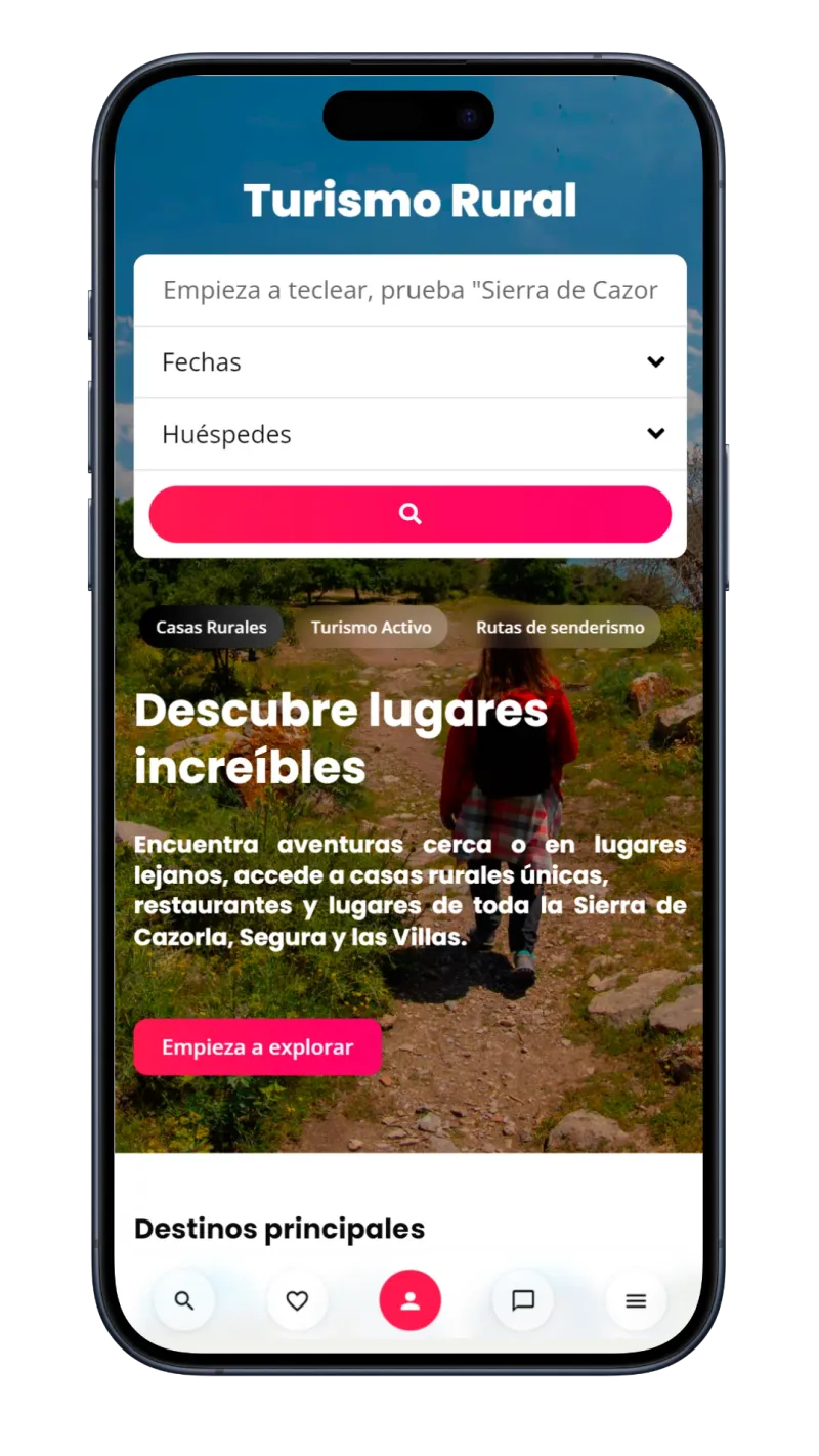 proyecto app turismo rural