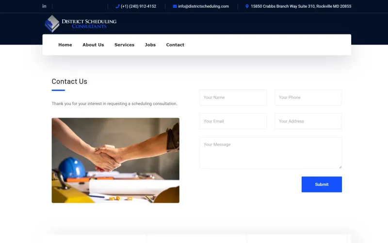 proyecto construcción contacto