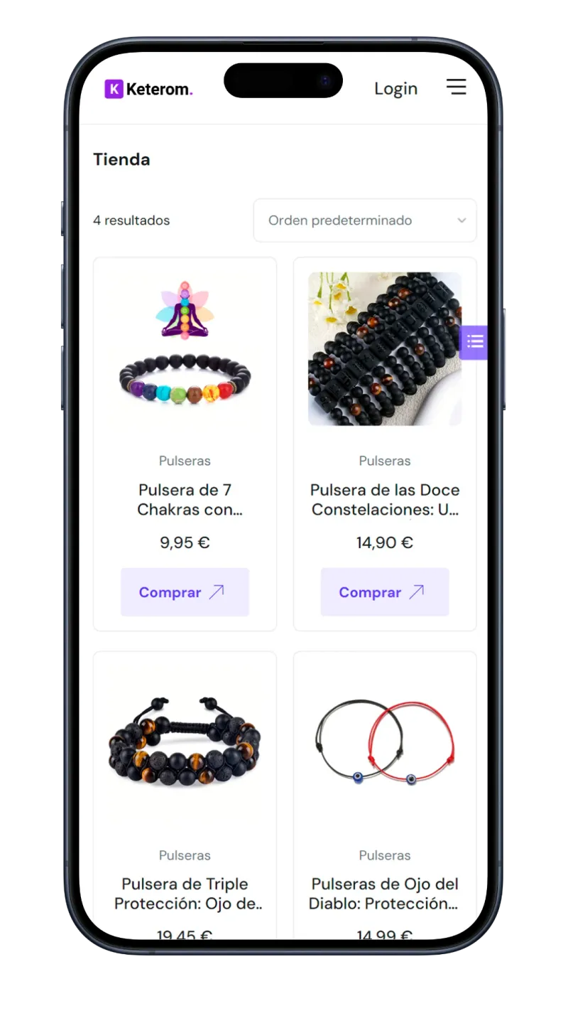 proyecto tienda Keterom