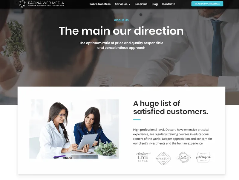 Web para clinicas