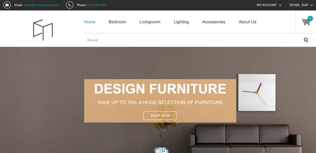 diseño tienda de muebles