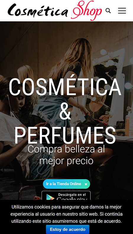 Geschäft für kosmetische Anwendungen