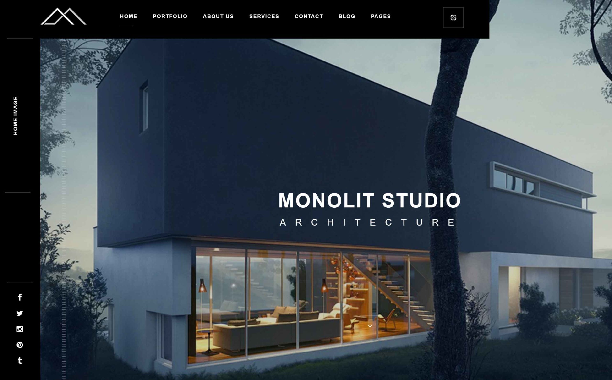 Conception de sites web pour un studio d'architecture
