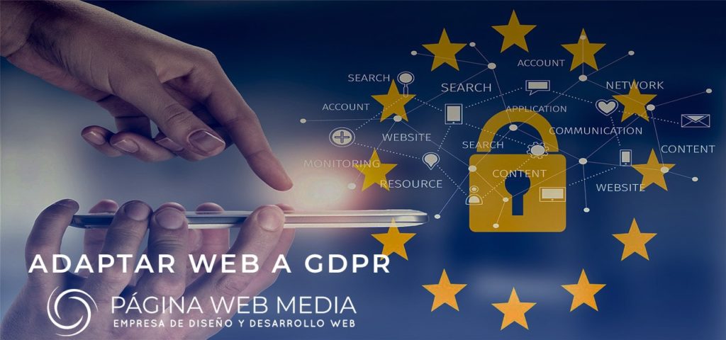 Sites web et protection des données de GDPR