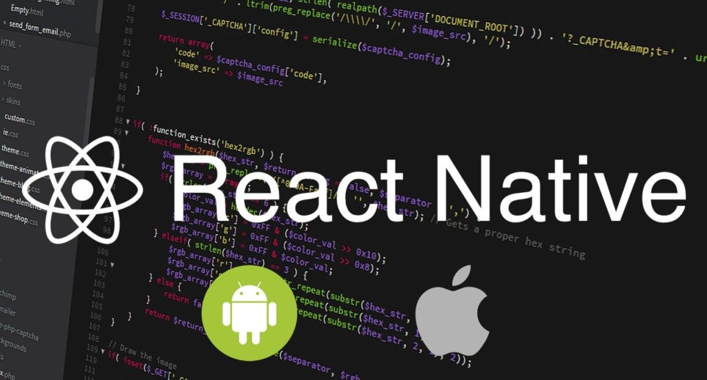 Application development with React Native