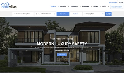web examples for real estate