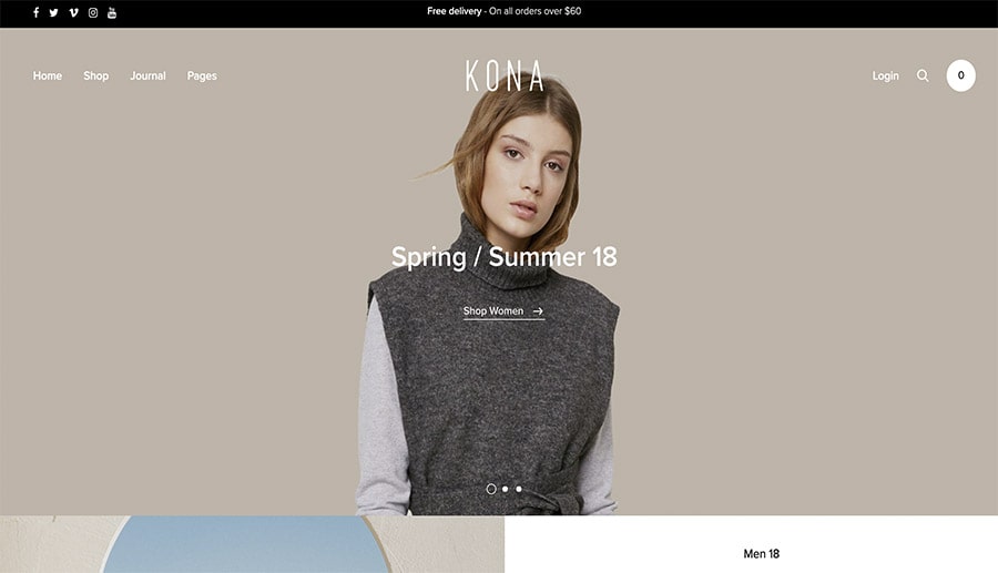 online fashion store design