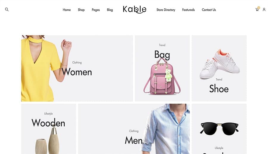 E-Commerce für den Verkauf von Kleidung