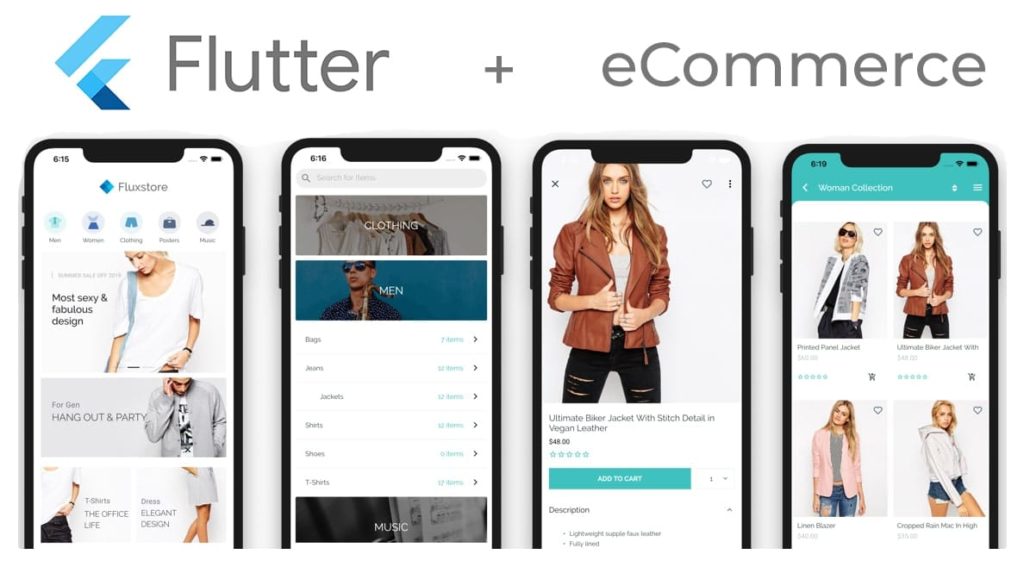 Flutter eCommerce app
