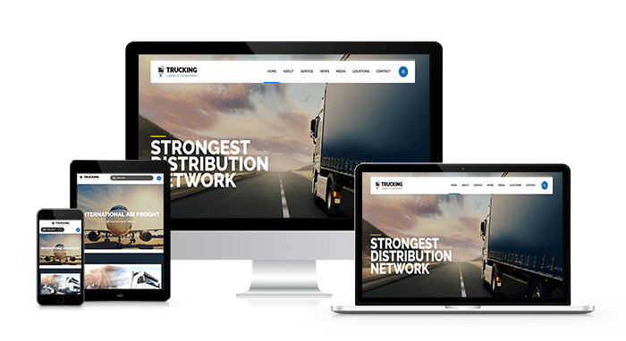 web design for empesa transporte