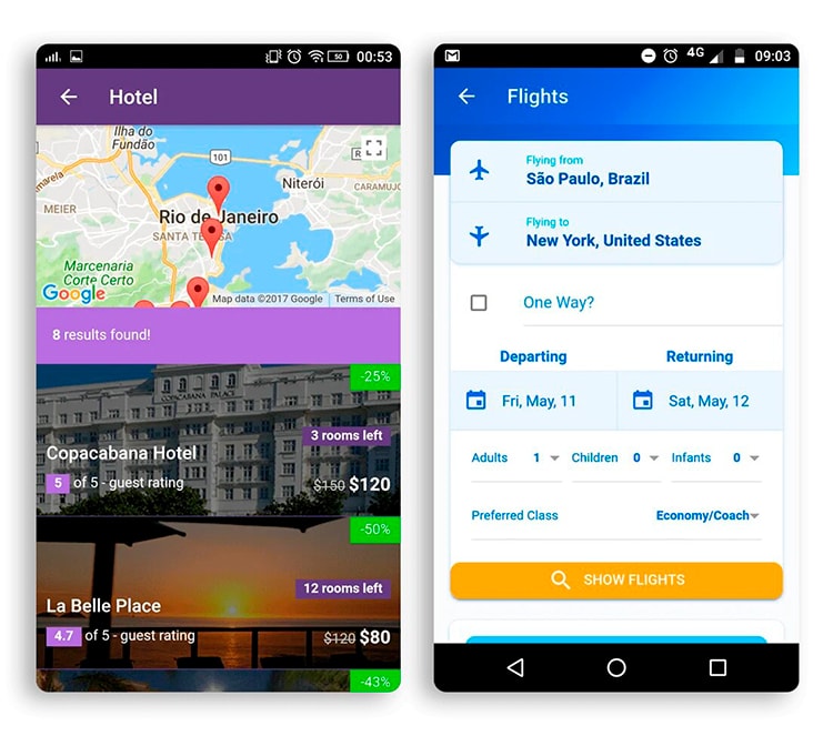 app agencia viajes