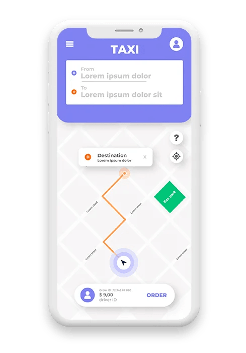 desarrollo app taxi