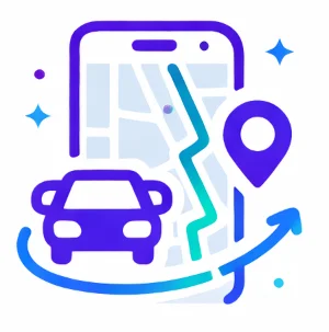 geolocalización en tiempo real para app de taxi